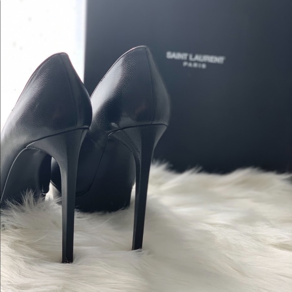 Saint Laurent Janis Pump in Black size 39.5 - Picture 2 of 6